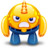 yellow monster angry Icon